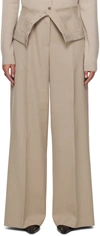 ACNE STUDIOS BEIGE TAILORED TROUSERS