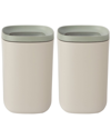 Berghoff Leo Balance 2-piece Large Covered Food Container Set In White