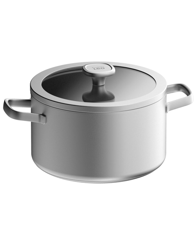 Berghoff Leo 9.5in Recycled Stainless Steel Stockpot In Silver