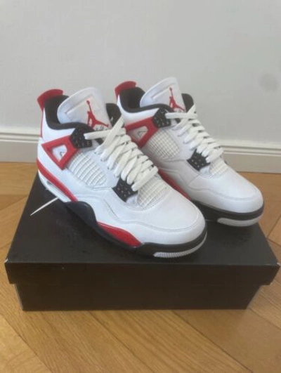 Pre-owned Jordan Air  4 Red Cement 41 In Mehrfarbig