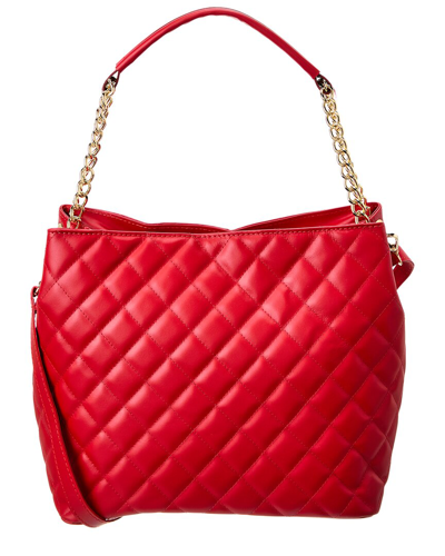 Persaman New York Romi Quilted Leather Tote In Red