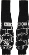 VIVIENNE WESTWOOD GRAY ARMOUR ARM WARMERS