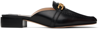 TOM FORD BLACK WHITNEY SLIPPERS