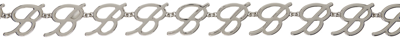 Blumarine Silver Logo Chain Belt In N0996 Nikel Free Tel