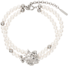 JUSTINE CLENQUET WHITE & SILVER BETSY CHOKER