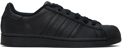 Adidas Originals Black Superstar Sneakers In Core Black / Core Bl