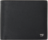 TOM FORD BLACK SMALL GRAIN LEATHER BIFOLD WALLET