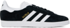 ADIDAS ORIGINALS BLACK & WHITE GAZELLE SNEAKERS