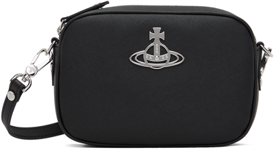 Vivienne Westwood Black Anna Camera Pouch In N401 Black