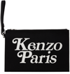 KENZO BLACK KENZO PARIS LARGE POUCH