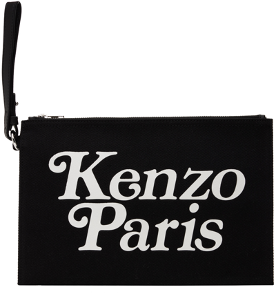 Kenzo Black  Paris Large Pouch