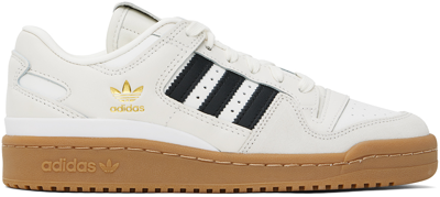 Adidas Originals Off-white Forum 84 Low Cl Sneakers In Clowhi/cblack/gum4