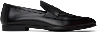 Tom Ford Sean Leather Penny Loafers In Black