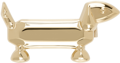 Thom Browne Gold Hector Tie Bar In 715 Gold