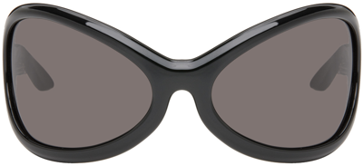 Acne Studios Black Arcturus Sunglasses In Z33 Black/black