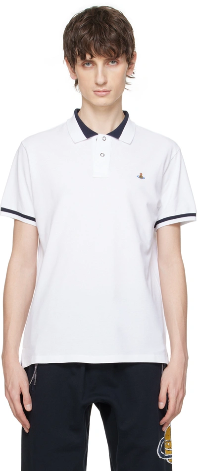 Vivienne Westwood White Classic Polo In Ss24-a401