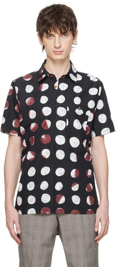 Vivienne Westwood Black Ghost Shirt In Ss24-o313