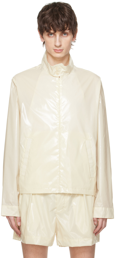16arlington Ssense Exclusive Off-white Haeto Jacket In Milk