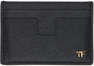 Tom Ford Black Leather Classic Card Holder