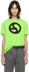 Acne Studios T-shirt In Abf Sharp Green
