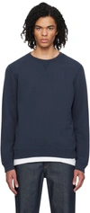 Sunspel Loopback Sweatshirt In Navy In Navy