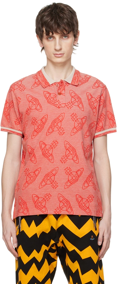 Vivienne Westwood Classic Cotton Polo Shirt In Pink