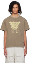 MISBHV TAUPE CRYSTAL T-SHIRT