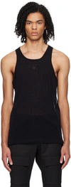 MISBHV BLACK DOUBLE-FACED TANK TOP