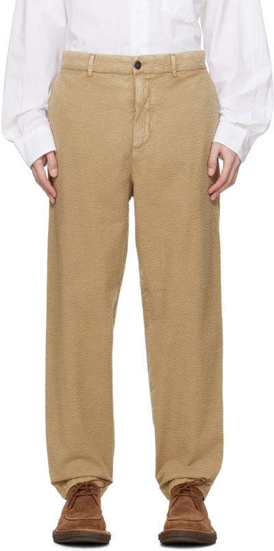 Barena Venezia Beige Canasta Fronda Trousers In 360