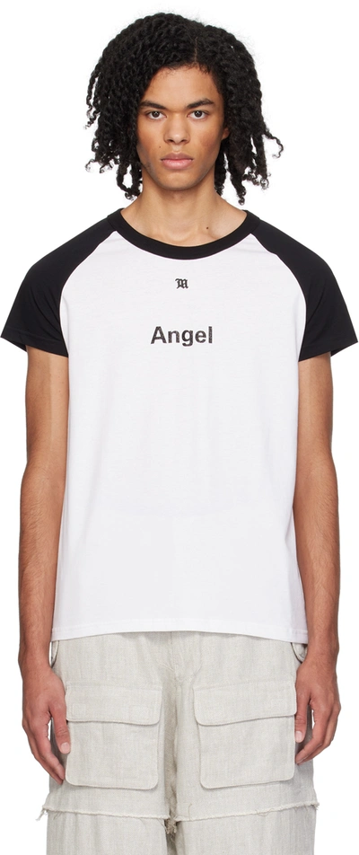 Misbhv White 'angel' T-shirt In Off White