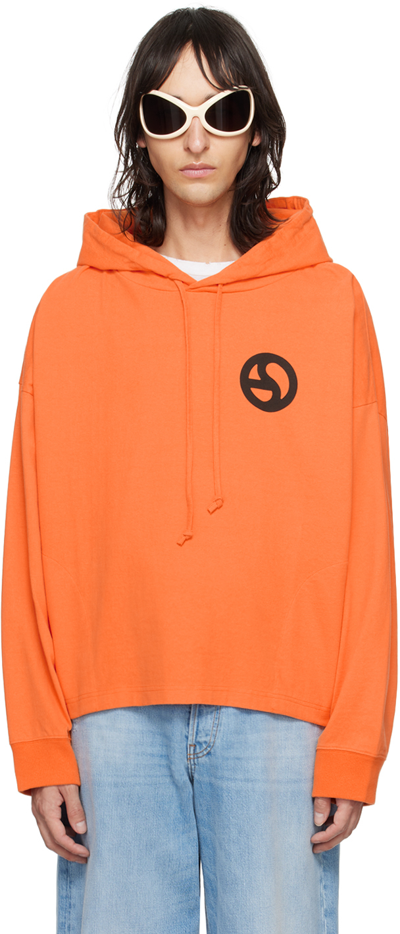 Acne Studios Orange Relaxed-fit Hoodie