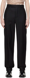 16arlington Ssense Exclusive Black Maverick Trousers In Black