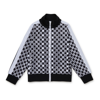 PALM ANGELS Black & White Check Pattern Jacket