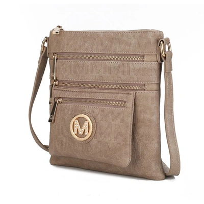 Mkf Collection By Mia K Jessy M Signature Crossbody Bag In Beige