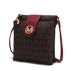 Mkf Collection By Mia K Wrigley M Signature Crossbody Handbag In Beige