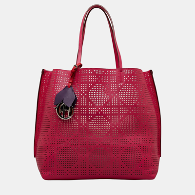 Pre-owned Dior Iva Tote In Pink