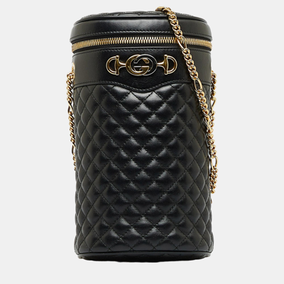 Pre-owned Gucci Black Zumi Cylindrical