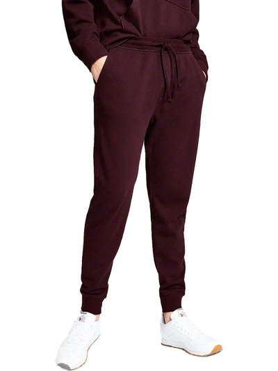 And Now This Mens Fleece Sweatpants Jogger Pants In Red