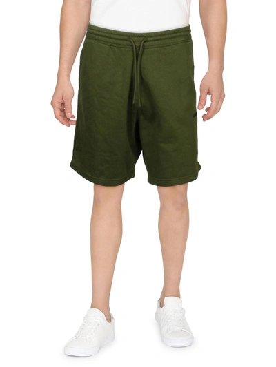Levi's Mens Fleece Drawstring Casual Shorts In Green