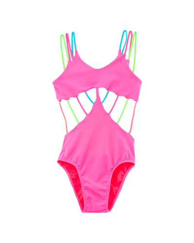 Peixoto Kids'  Alana One-piece In Pink