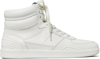 Tory Burch Clover High Top Court Sneaker In White