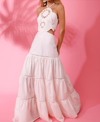 PATBO Lasercut Cotton Poplin Maxi Dress In White