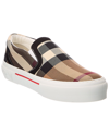 BURBERRY Burberry Vintage Check Canvas Slip-On Sneaker
