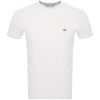 C P Company Cp Company Jersey Logo T Shirt White