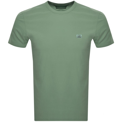 C P Company Cp Company Jersey Logo T Shirt Green
