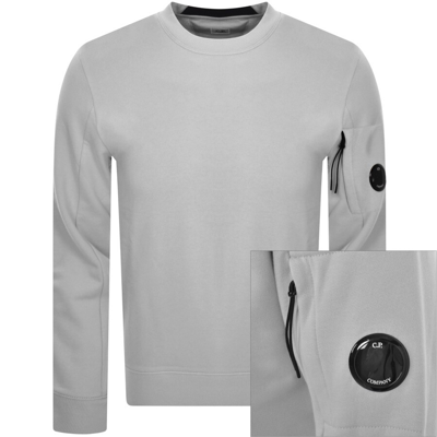 C P Company Cp Company Diagonal Sweatshirt Grey