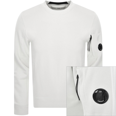 C P Company Cp Company Diagonal Sweatshirt Off White