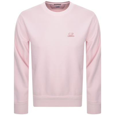 C P Company Cp Company Diagonal Sweatshirt Pink