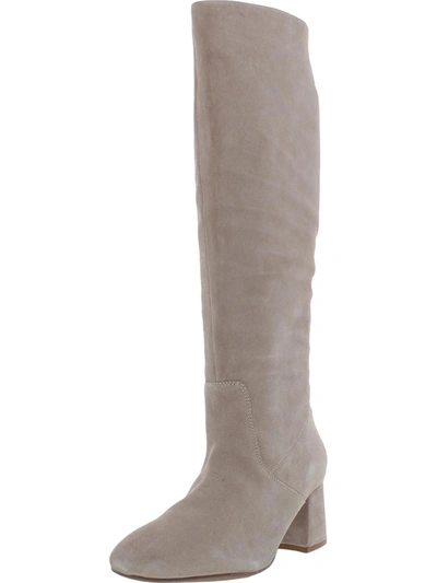 Seychelles Sealed With A Kiss Womens Casual Leather Knee-high Boots In Grey