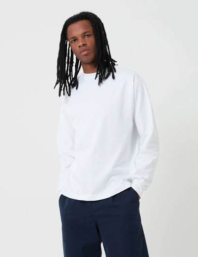 Camber Long Sleeve T-shirt (8oz) In White